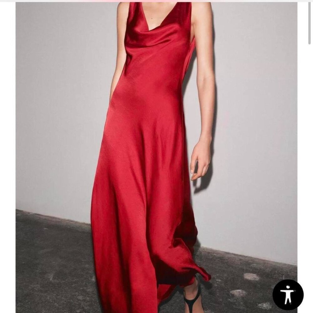 Zara slip dress, low back (NWT)